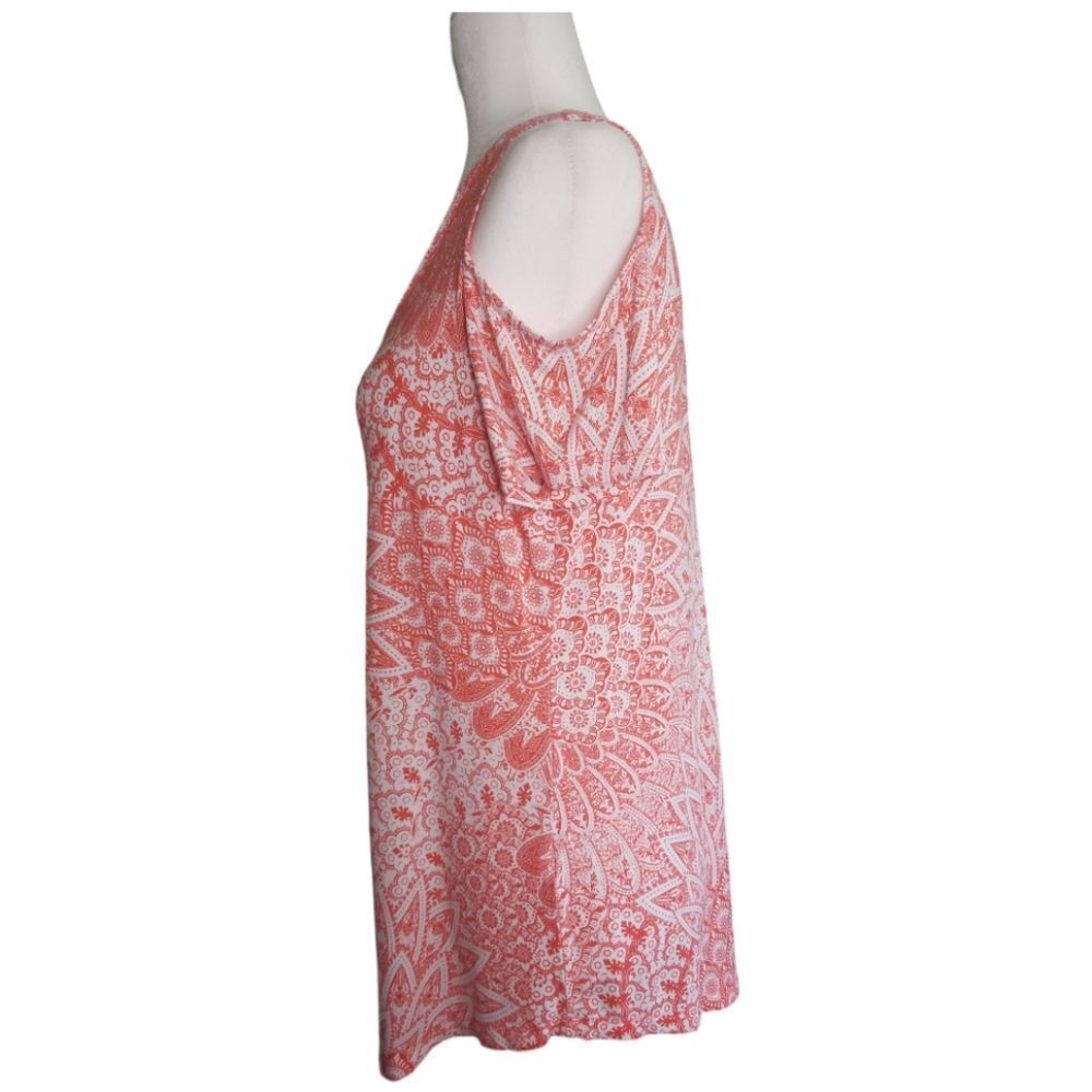 JM Collection Short Sleeve Cold Shoulder Tunic Size Small - Picture 3 of 6